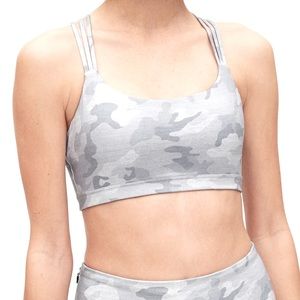 Gap grey camo sports bra size XL